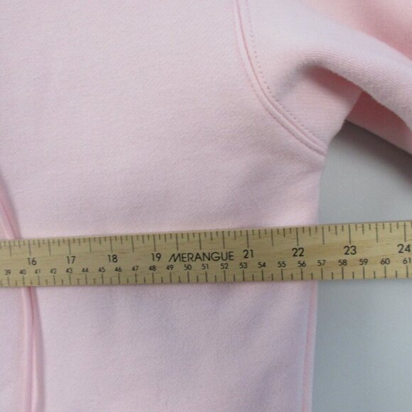 Drmers Club Zip Up Hoodie Jacket Women M Pink Drawstring Cozy Chic Lounge 894 - Picture 13 of 16